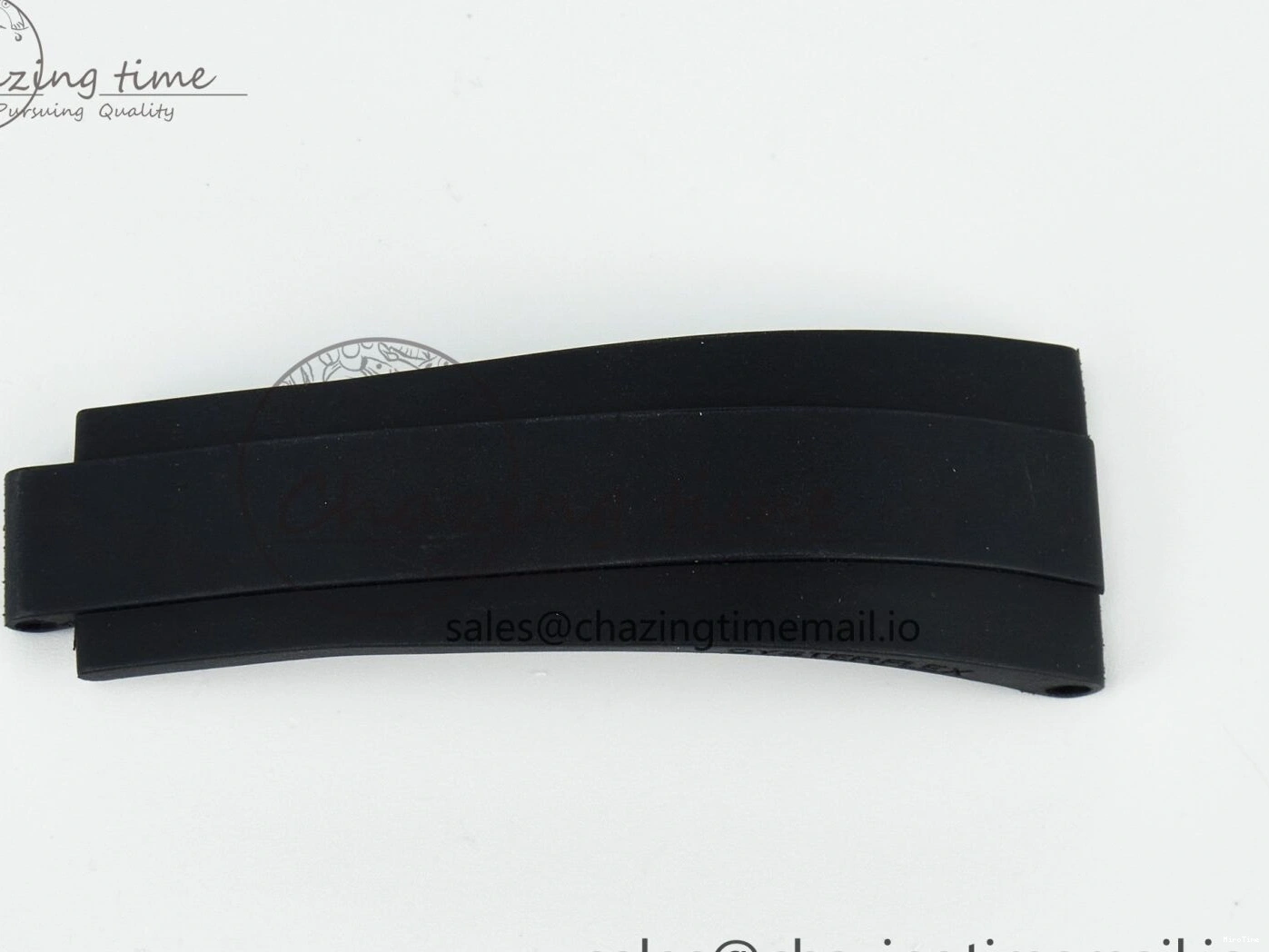 MiroTime 0426 WrinkleFree Yacht-Master 37mm 1:1 Best Edition Black Rubber Strap (Fits the Gen size) 417